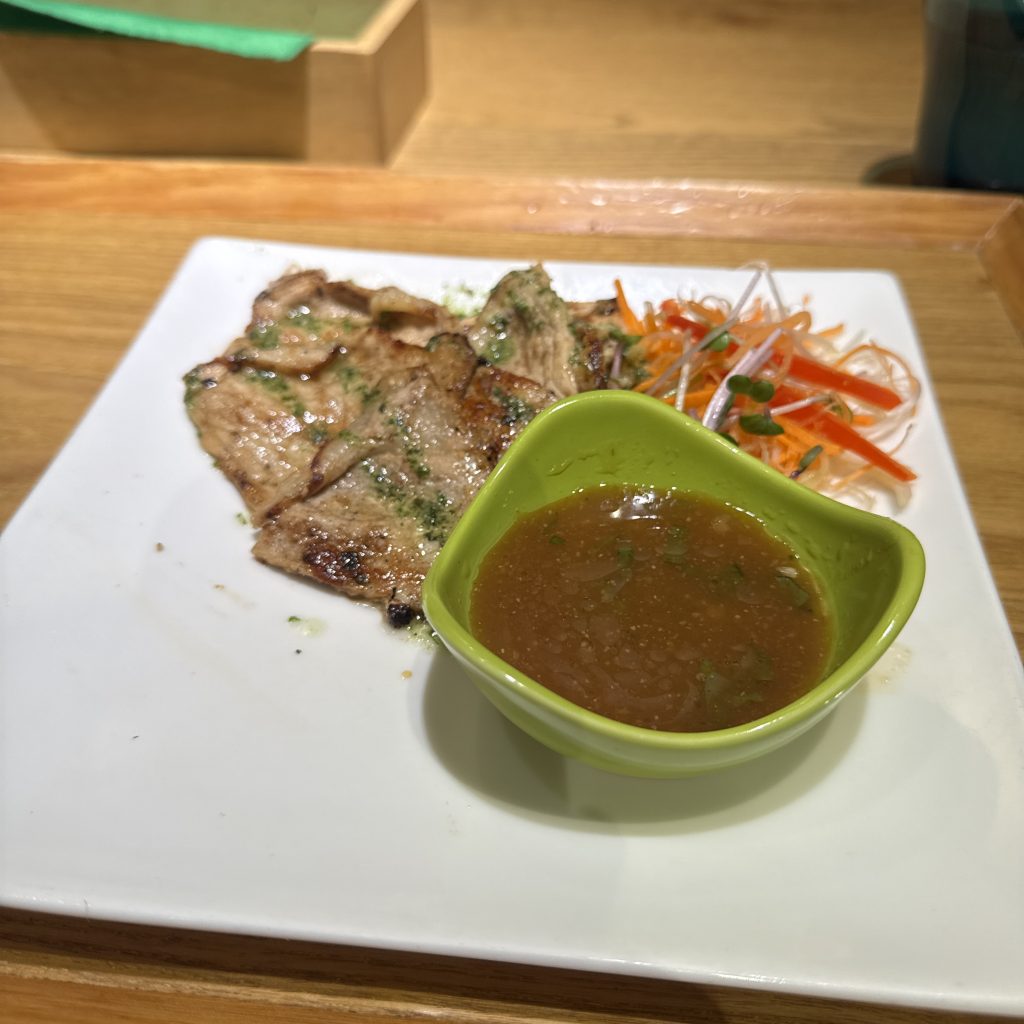 チジミに見える三元豚ロース